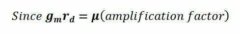 Common source amplifier